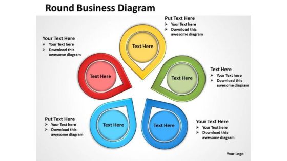 Business Diagram Round Business Diagram Sales Diagram