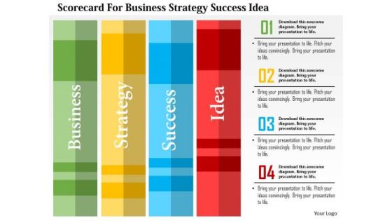 Business Diagram Scorecard For Business Strategy Success Idea Presentation Template Business Diagram Scorecard For Business Strategy Success Idea Presentation Template