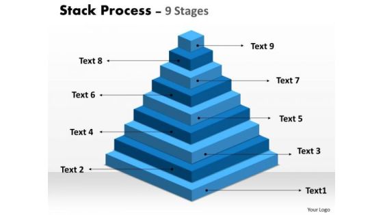 Business Diagram Stack Process With 9 Stages For Business Growth Marketing Diagram Business Diagram Stack Process With 9 Stages For Business Growth Marketing Diagram