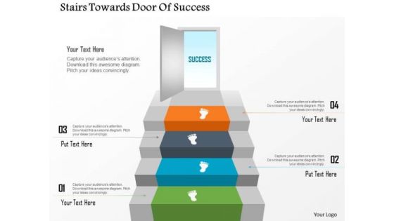 Business Diagram Stairs Towards Door Of Success Presentation Template Business Diagram Stairs Towards Door Of Success Presentation Template