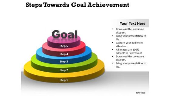 Business Diagram Steps Towards Goal Achievement Consulting Diagram Business Diagram Steps Towards Goal Achievement Consulting Diagram