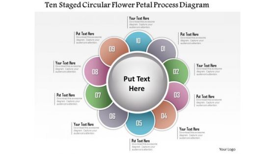 Business Diagram Ten Staged Circular Flower Petal Process Diagram Presentation Template Business Diagram Ten Staged Circular Flower Petal Process Diagram Presentation Template