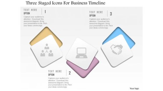 Business Diagram Three Staged Icons For Business Timeline Presentation Template Business Diagram Three Staged Icons For Business Timeline Presentation Template