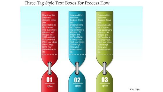Business Diagram Three Tag Style Text Boxes For Process Flow PowerPoint Slide Template Business Diagram Three Tag Style Text Boxes For Process Flow PowerPoint Slide Template