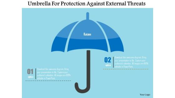 Business Diagram Umbrella For Protection Against External Threats Presentation Template Business Diagram Umbrella For Protection Against External Threats Presentation Template