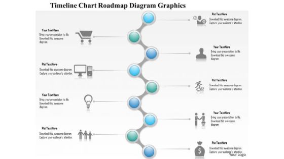 Business Diagram Zigzag Roadmap With Timeline Diagram Presentation Template