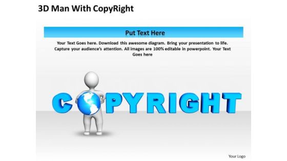 Business Diagrams 3d Man With Copyright PowerPoint Templates Business Diagrams 3d Man With Copyright PowerPoint Templates