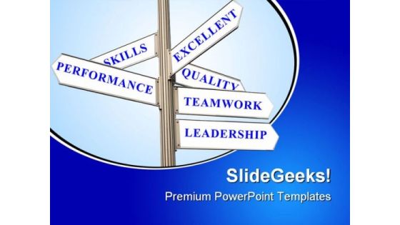Business Directions Metaphor PowerPoint Themes And PowerPoint Slides 0511 Business Directions Metaphor PowerPoint Themes And PowerPoint Slides 0511