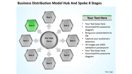 Business Distribution Model Hub And Spoke 8 Stages Ppt Plan PowerPoint Templates Business Distribution Model Hub And Spoke 8 Stages Ppt Plan PowerPoint Templates