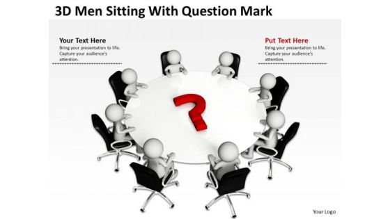 Business Entity Diagram 3d Men Sitting With Question Mark PowerPoint Slides Business Entity Diagram 3d Men Sitting With Question Mark PowerPoint Slides