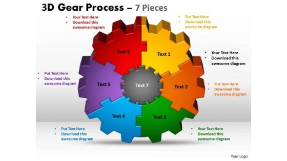 Business Finance Strategy Development 3d Gear Process 7 Pieces Sales Diagram Business Finance Strategy Development 3d Gear Process 7 Pieces Sales Diagram
