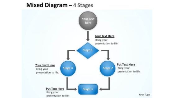 Business Finance Strategy Development Flow Chart Sales Diagram