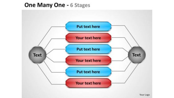 Business Finance Strategy Development One Many One 6 Stages Business Framework Model
