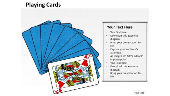 Business Finance Strategy Development Playing Cards Strategy Diagram Business Finance Strategy Development Playing Cards Strategy Diagram