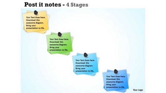 Business Finance Strategy Development Post It Notes 4 Stages Sales Diagram Business Finance Strategy Development Post It Notes 4 Stages Sales Diagram