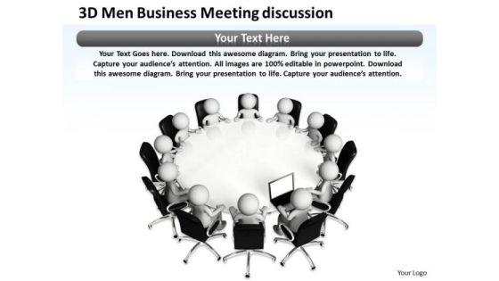 Business Flow Diagrams Meeting Discussion PowerPoint Templates Ppt Backgrounds For Slides