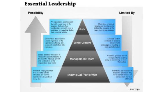 Business Framework Essential Leadership PowerPoint Presentation
