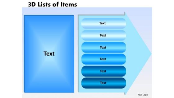 Business Framework Model 3d Lists Of Items 6 Marketing Diagram Business Framework Model 3d Lists Of Items 6 Marketing Diagram
