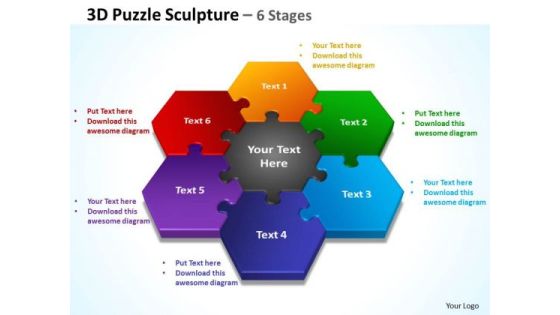 Business Framework Model 3d Puzzle Sculpture 6 Stages Consulting Diagram Business Framework Model 3d Puzzle Sculpture 6 Stages Consulting Diagram