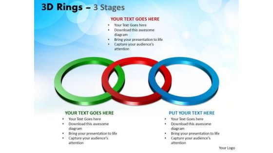 Business Framework Model 3d Rings 3 Stages Business Diagram Business Framework Model 3d Rings 3 Stages Business Diagram