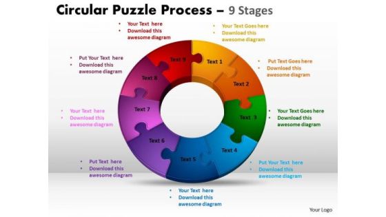 Business Framework Model 9 Stages Circular Puzzle Process Marketing Diagram Business Framework Model 9 Stages Circular Puzzle Process Marketing Diagram