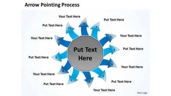 Business Framework Model Arrow Pointing Process Business Diagram Business Framework Model Arrow Pointing Process Business Diagram