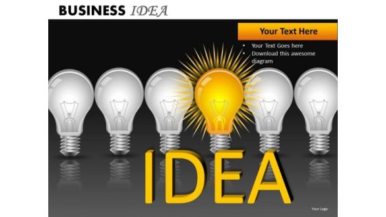 Business Framework Model Business Idea Sales Diagram