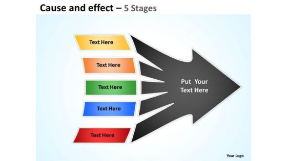 Business Framework Model Cause And Effect Step 5 Strategy Diagram