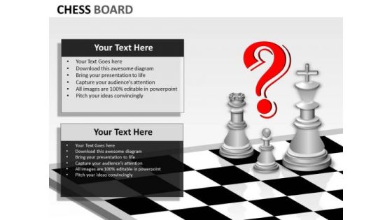 Business Framework Model Chess Board Sales Diagram