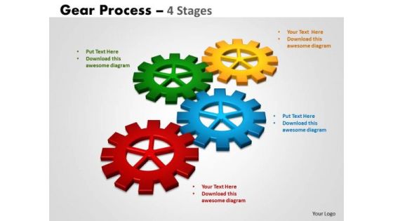 Business Framework Model Gears Process 4 Stages Style Business Diagram Business Framework Model Gears Process 4 Stages Style Business Diagram