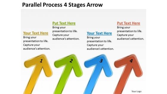 Business Framework Model Parallel Process 4 Stages Arrow Consulting Diagram Business Framework Model Parallel Process 4 Stages Arrow Consulting Diagram