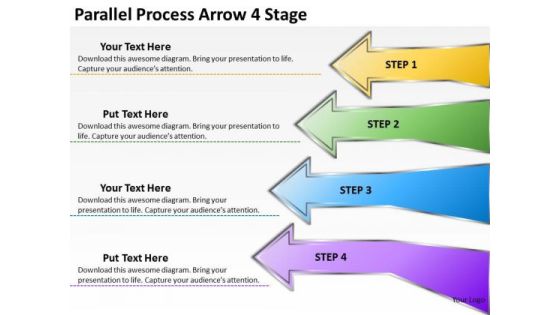 Business Framework Model Parallel Process Arrow 4 Stage Strategic Management Business Framework Model Parallel Process Arrow 4 Stage Strategic Management
