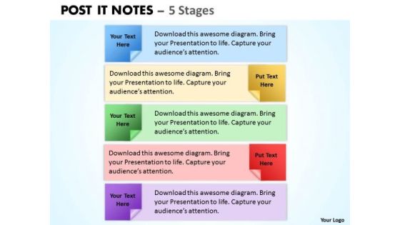 Business Framework Model Post It Notes Business Diagram Business Framework Model Post It Notes Business Diagram