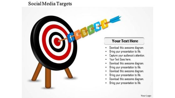 Business Framework Social Media Targets PowerPoint Presentation Business Framework Social Media Targets PowerPoint Presentation