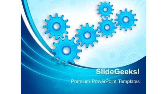 Business Gears Communication PowerPoint Templates And PowerPoint Themes 0412 Business Gears Communication PowerPoint Templates And PowerPoint Themes 0412