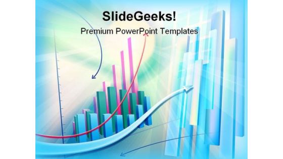 Business Graph Abstract PowerPoint Templates And PowerPoint Backgrounds 0211