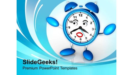 Business Growth Depends On Time PowerPoint Templates Ppt Backgrounds For Slides 0413