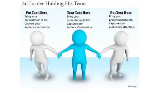 Business Growth Strategy 3d Leader Holding His Team Concept Business Growth Strategy 3d Leader Holding His Team Concept