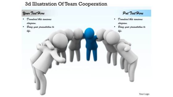 Business Level Strategy 3d Illustration Of Team Cooperation Concepts Business Level Strategy 3d Illustration Of Team Cooperation Concepts