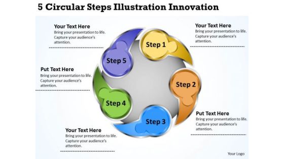 Business Logic Diagram 5 Circular Steps Illustration Innovation PowerPoint Slides Business Logic Diagram 5 Circular Steps Illustration Innovation PowerPoint Slides