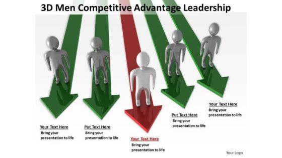Business Logic Diagram Advantage Leadership PowerPoint Templates Backgrounds For Slides