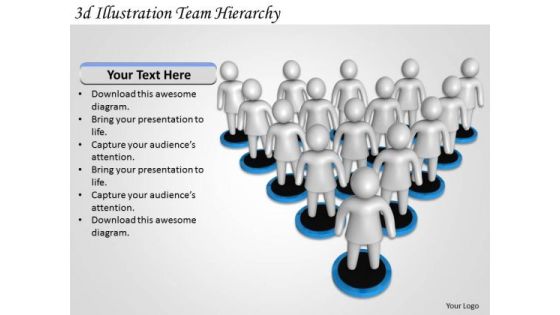 Business Management Strategy 3d Illustration Team Hierarchy Concepts Business Management Strategy 3d Illustration Team Hierarchy Concepts