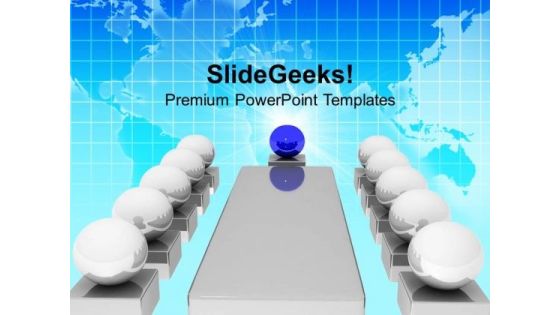Business Meeting Leadership Global PowerPoint Templates Ppt Backgrounds For Slides 0213