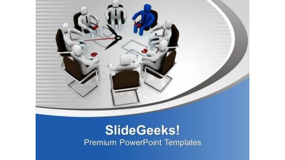 Business Meeting On Time Management PowerPoint Templates Ppt Backgrounds For Slides 0713 Business Meeting On Time Management PowerPoint Templates Ppt Backgrounds For Slides 0713