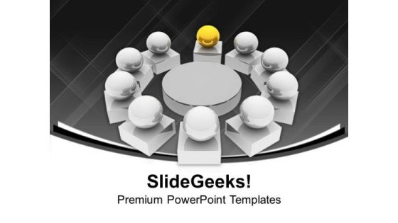 Business Meeting With Target Set Up PowerPoint Templates Ppt Backgrounds For Slides 0413 Business Meeting With Target Set Up PowerPoint Templates Ppt Backgrounds For Slides 0413