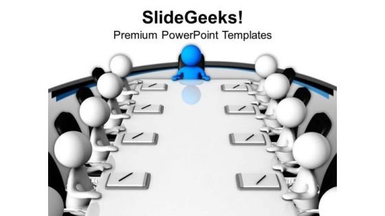 Business Men Meeting For Problem Solving PowerPoint Templates Ppt Backgrounds For Slides 0613