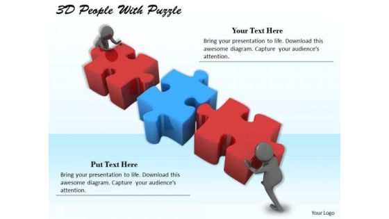 Business Model Strategy 3d People With Puzzle Adaptable Concepts Business Model Strategy 3d People With Puzzle Adaptable Concepts