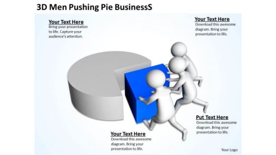 Business People 3d Men Pushing Pie World PowerPoint Templates Slides Business People 3d Men Pushing Pie World PowerPoint Templates Slides