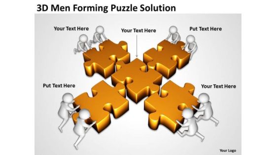 Business People Clip Art 3d Men Forming Puzzle Solution PowerPoint Slides Business People Clip Art 3d Men Forming Puzzle Solution PowerPoint Slides
