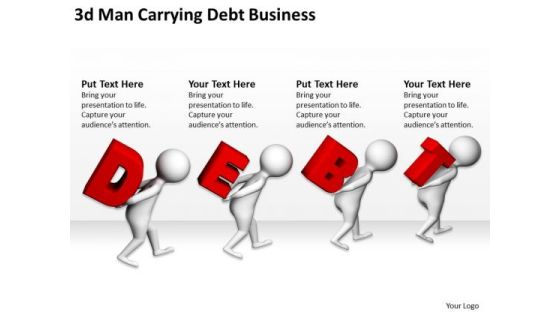 Business People Clipart 3d Man Carrying Debt PowerPoint Theme Templates Business People Clipart 3d Man Carrying Debt PowerPoint Theme Templates